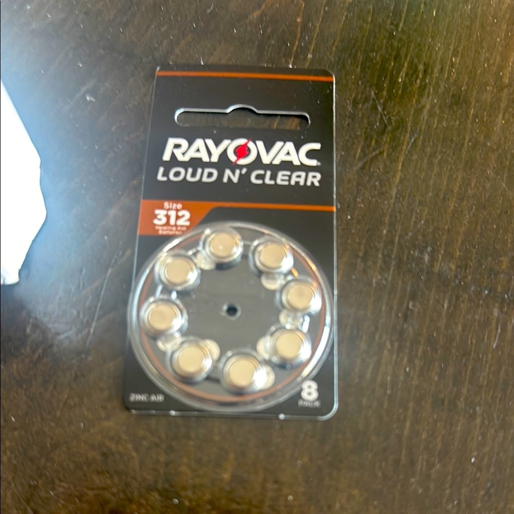 Rayovac Size 312 Hearing Aid Batteries